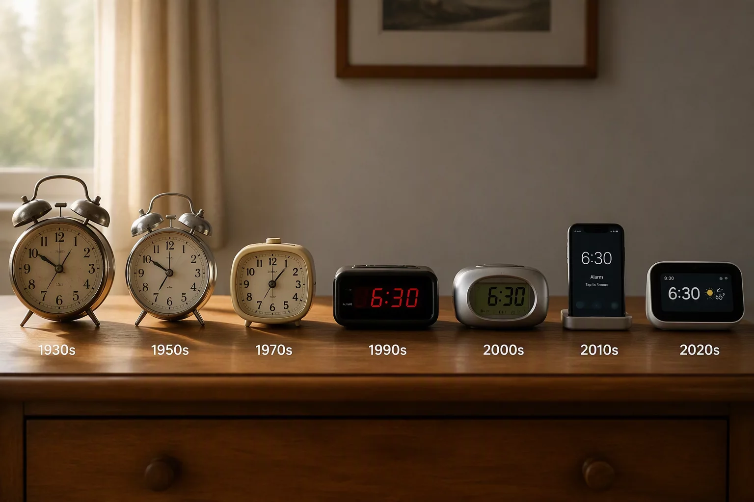 The Evolution of Alarm Clocks through the decades